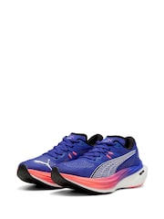 Puma Blue Womens Deviate NITRO™ 3 Running Shoes - Image 4 of 6