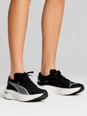 Puma Black/White Womens Deviate NITRO™ 3 Running Shoes - Image 1 of 6