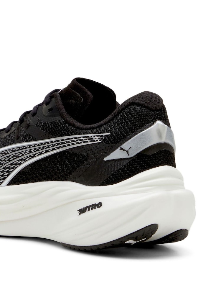 Puma Black/White Womens Deviate NITRO™ 3 Running Shoes - Image 6 of 6