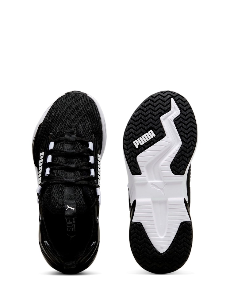 Чорний - Puma хлопчики Retaliate 3 Running взуття - Image 4 of 6