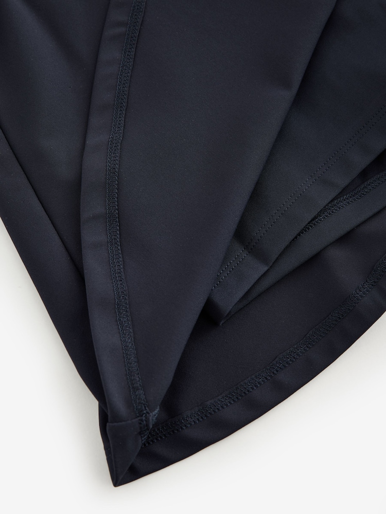 Navy Active Tennis Skort With Tipping - Image 8 of 8