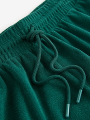 Groen - Actieve tennis badstof shorts met bies - Image 7 of 8