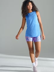 Blue Active Lightweight Open Back Tank Vest - Image 2 of 8