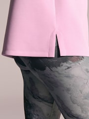 Light Pink Active Modal Longline T-Shirt - Image 5 of 8