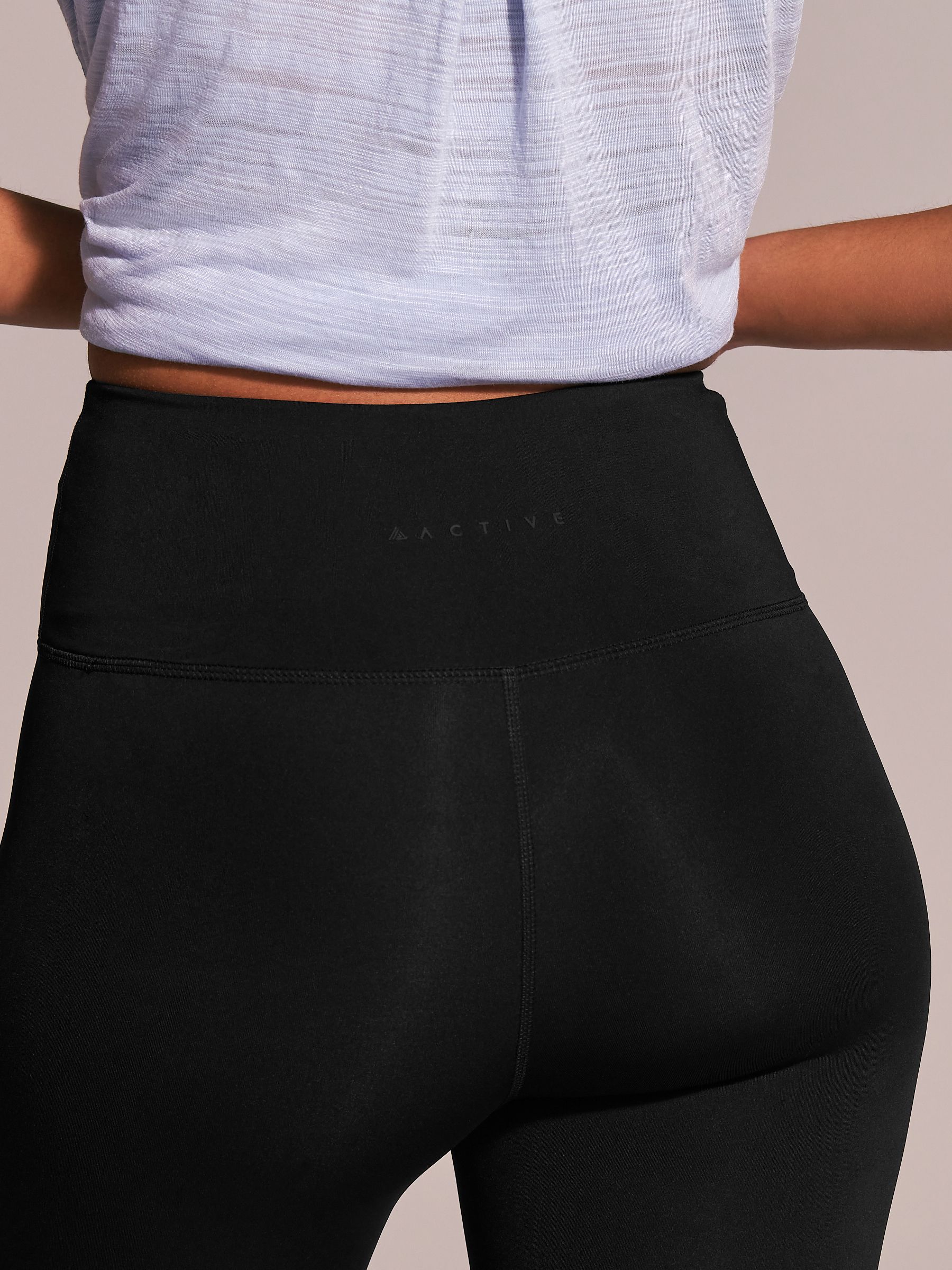Buy Black Active Power Capri Leggings from Next Canada