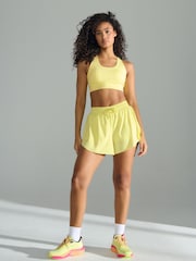 Vert citron - Short de course Active Sports en jersey avec poches - Image 1 of 8