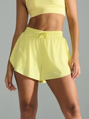 Vert citron - Short de course Active Sports en jersey avec poches - Image 3 of 8