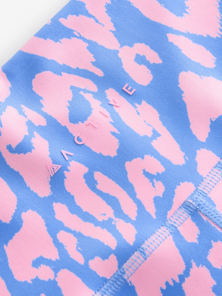 Blauw met dierenprint - Active Power Fietsbroek - Image 7 of 8