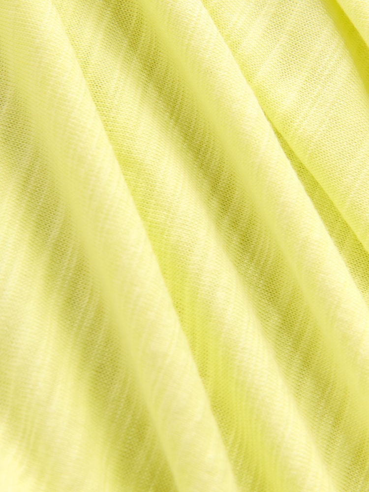 Bright Yellow Active Crew Neck Lightweight Boxy Short Sleeve T-Shirt - Image 8 of 8