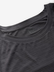 Charcoal Grey Crew Neck Lightweight Short Sleeve T-Shirt - Image 8 of 9