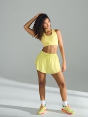 Lime Green Active Cross Back Bra - Image 2 of 8