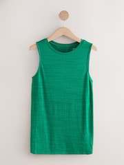 Green Active Lightweight Open Back Tank Vest - Image 5 of 7
