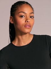 Black Active Ultimate Short Sleeve Top - Image 4 of 7