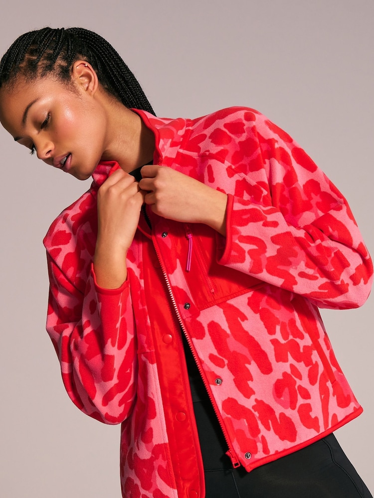 Pink Animal Active Supersoft Sports Fleece Jacket - Image 1 of 7