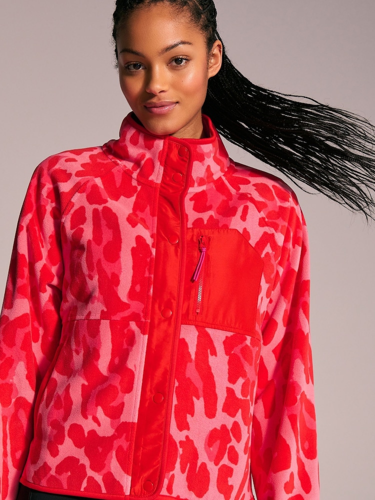 Pink Animal Active Supersoft Sports Fleece Jacket - Image 3 of 7