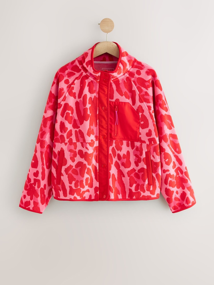 Pink Animal Active Supersoft Sports Fleece Jacket - Image 5 of 7