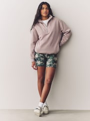 Navy/ Khaki Floral Cycling Shorts 2 Pack - Image 3 of 10