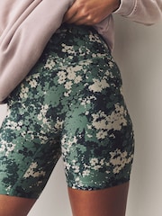 Navy/ Khaki Floral Cycling Shorts 2 Pack - Image 6 of 10