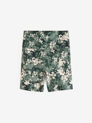 Navy/ Khaki Floral Cycling Shorts 2 Pack - Image 7 of 10