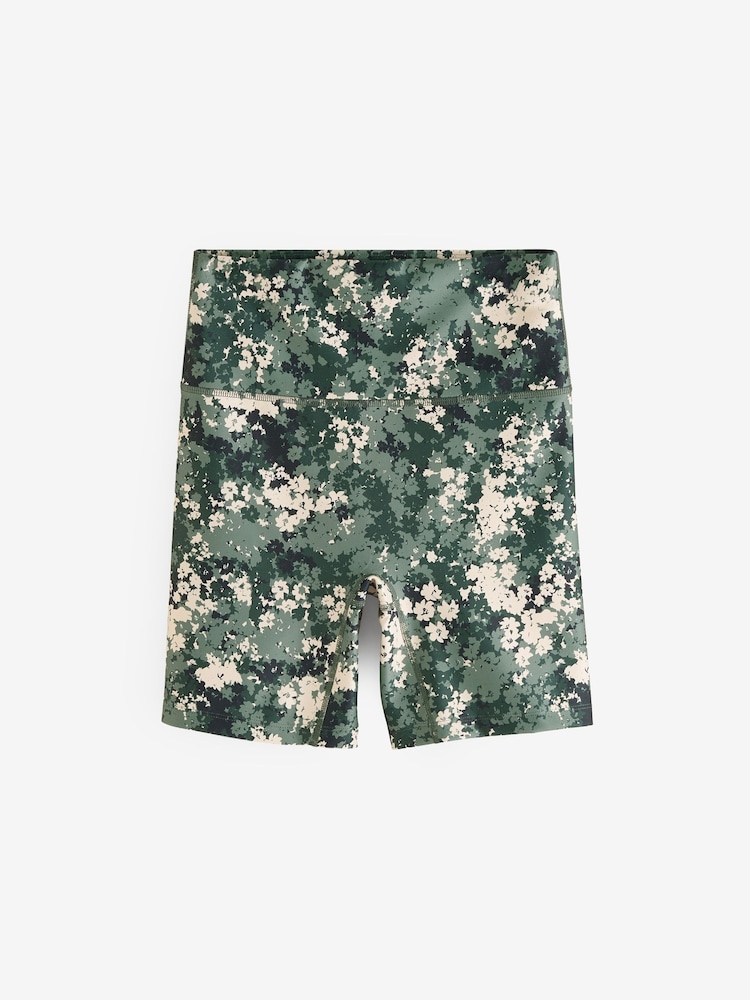 Bleu marine/kaki à fleurs - Short de cyclisme 2 Pack - Image 7 of 10