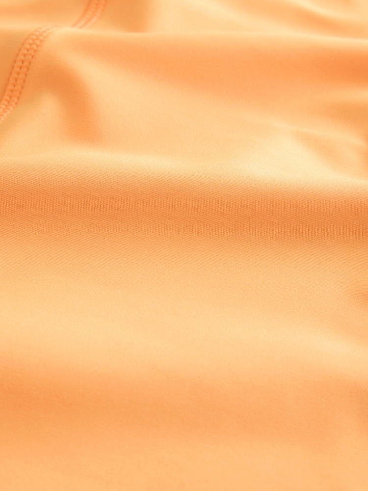 Orange Active Shorter Length Cycling Shorts - Image 7 of 7