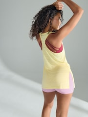 Light Yellow Active Lightweight Longline Vest - Image 3 of 7