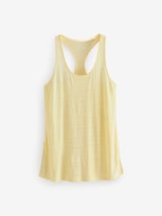 Light Yellow Active Lightweight Longline Vest - Image 5 of 7