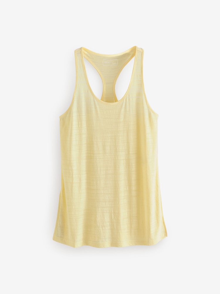 Light Yellow Active Lightweight Longline Vest - Image 5 of 7