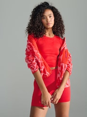 Rouge - T-shirt Seamless Active Manches courtes - Image 2 of 8