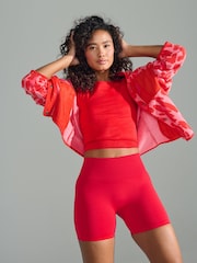 Red Next Active Seamless Shorts - Image 1 of 8