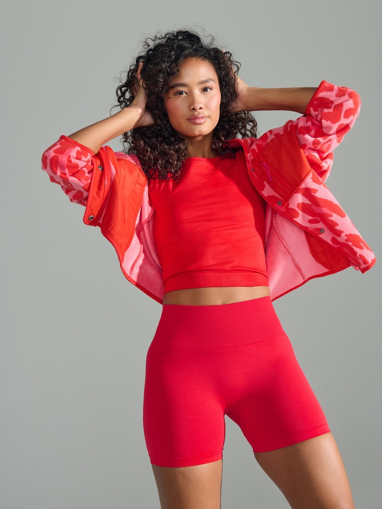 Red Next Active Seamless Shorts - Image 1 of 8