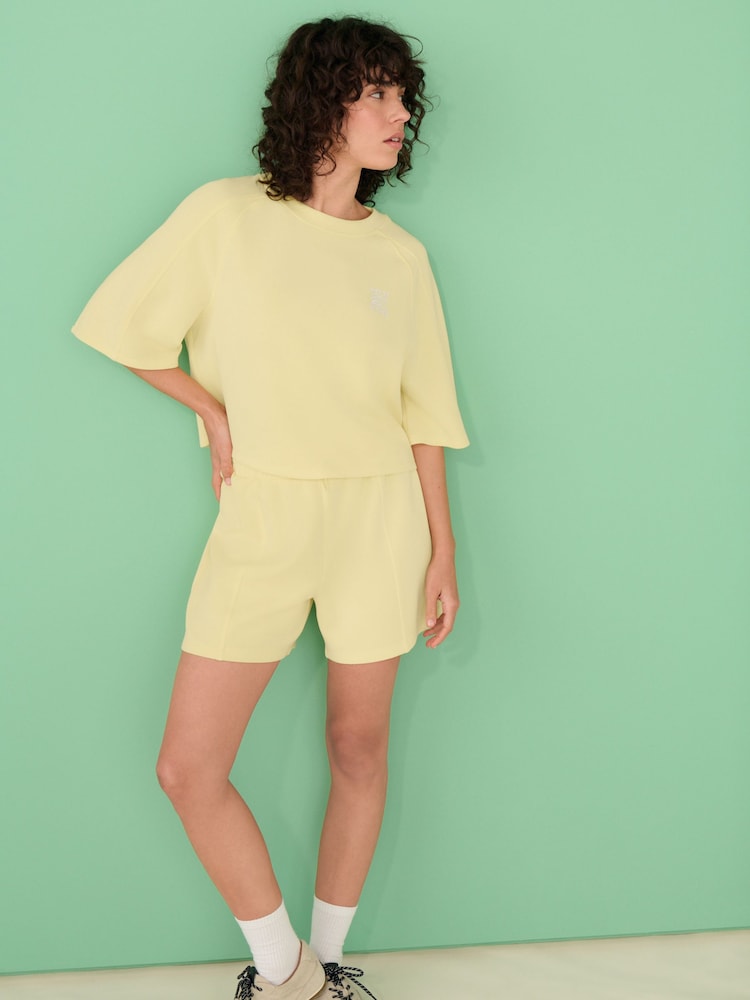 Light Yellow Active Modal Soft Touch Shorts - Image 2 of 8 Light Yellow Active Modal Soft Touch Shorts - Image 2 of 8