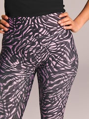 Pink Swirl Power Active Sports Leggings - Image 4 of 8