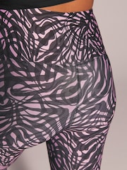 Pink Swirl Power Active Sports Leggings - Image 5 of 8