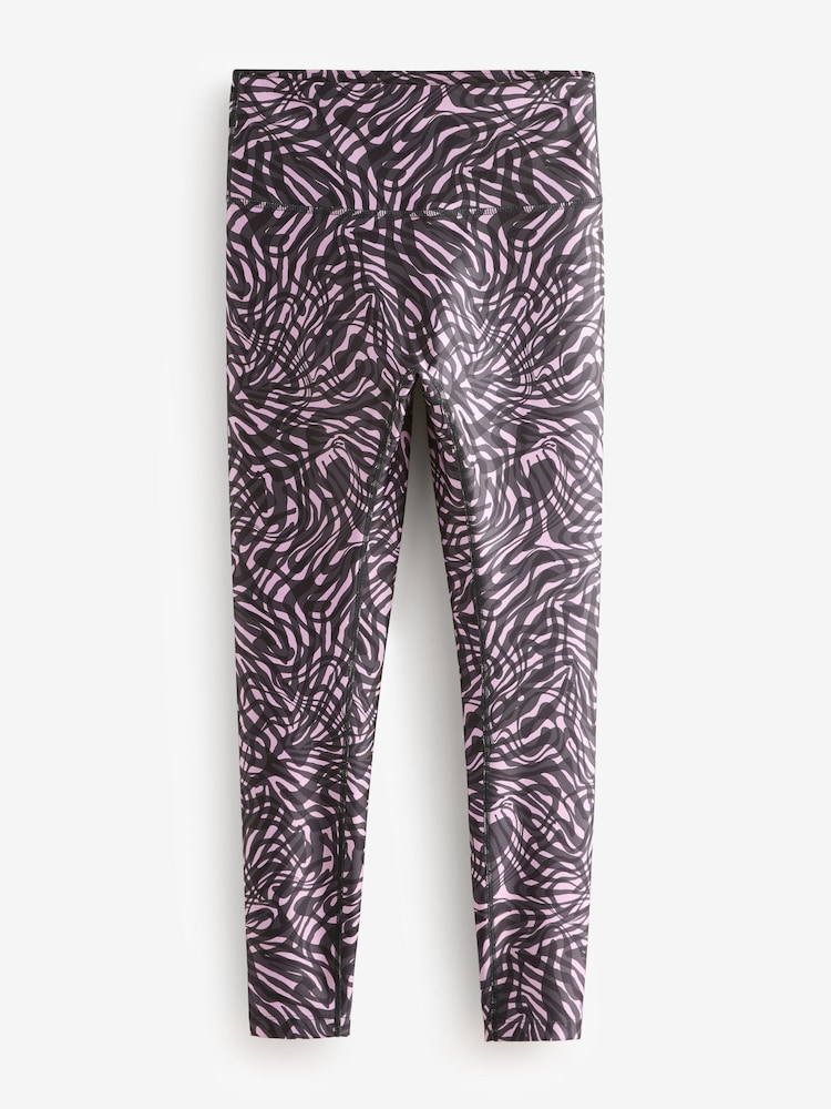 Rose motif ondulé - Leggings Power Active Sports - Image 6 of 8