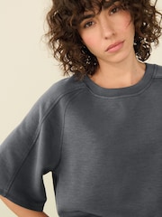 Charcoal Grey Active Modal Supersoft Short Sleeve T-Shirt - Image 4 of 7