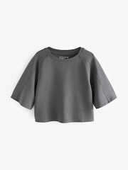Charcoal Grey Active Modal Supersoft Short Sleeve T-Shirt - Image 5 of 7