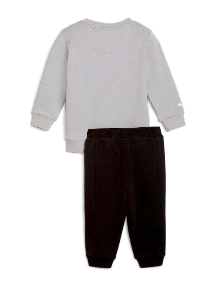 Puma Grey Baby Unisex Mercedes-AMG Petronas F1 Crew Joggers Set - Image 2 of 3
