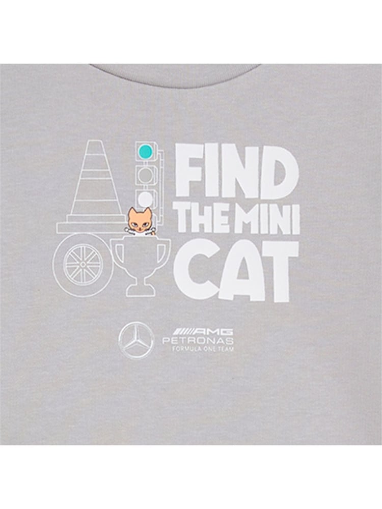Puma Grey Baby Unisex Mercedes-AMG Petronas F1 Crew Joggers Set - Image 3 of 3