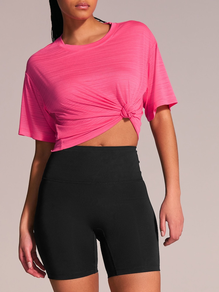 Black Active Power Cycling Shorts - Image 1 of 7