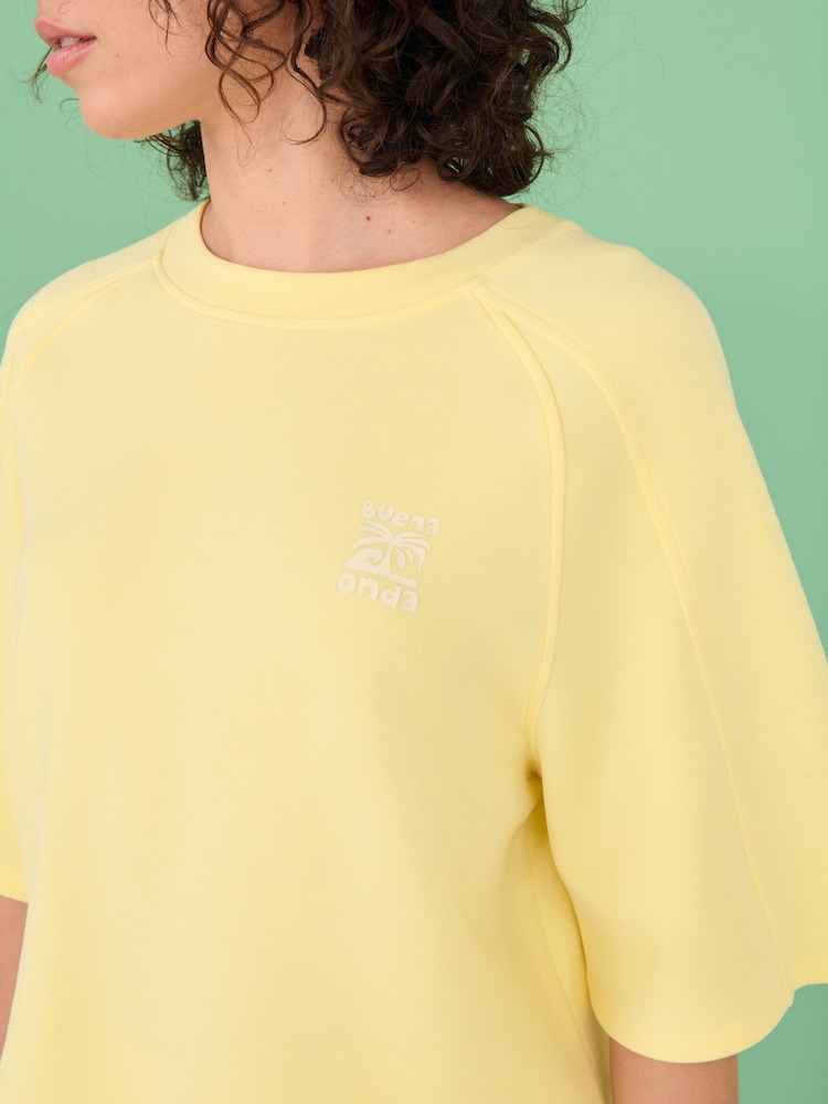 Lichtgeel - Active Modal superzacht T-shirt met korte mouwen - Image 5 of 8