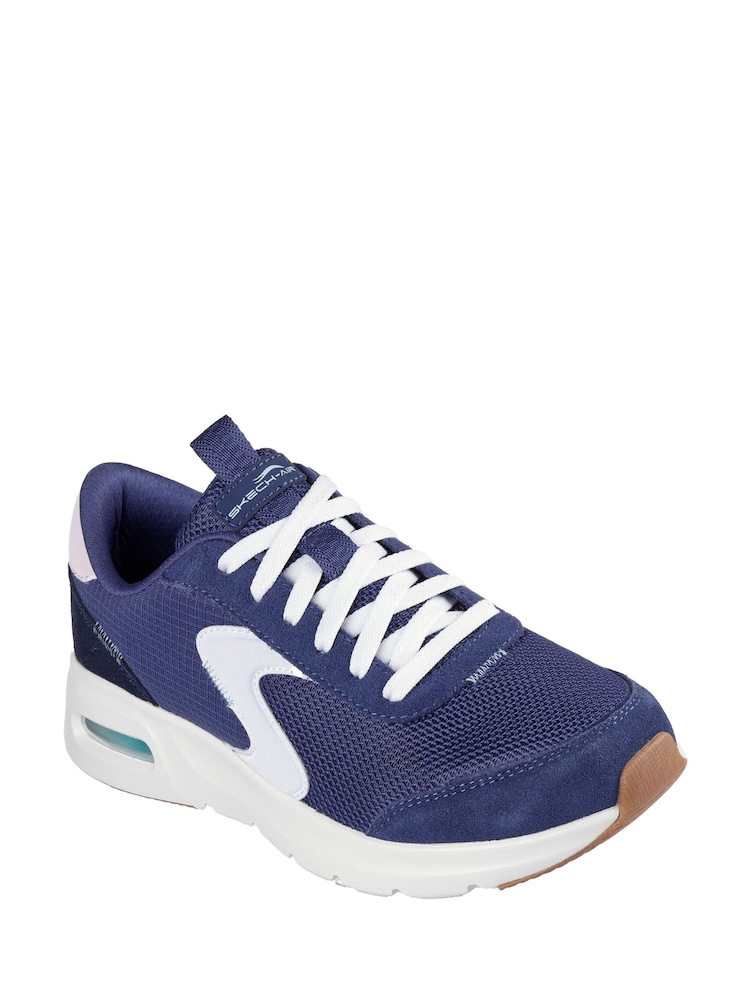 Skechers Blue Court Air Wave Trainers - Image 2 of 2