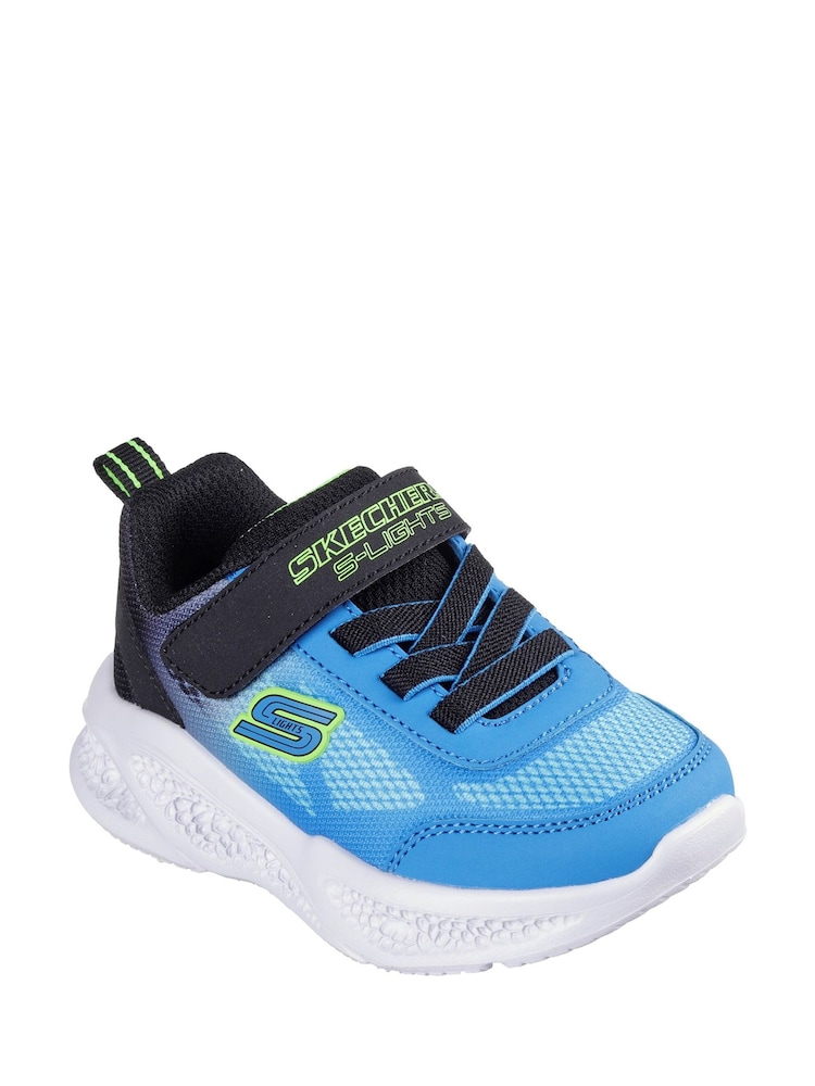 Skechers Black Meteor Lights Krendox Trainers - Image 1 of 3