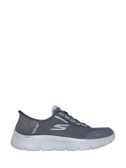 Skechers Grey Womens Slip Ins Go Walk Flex Trainers - Image 2 of 3