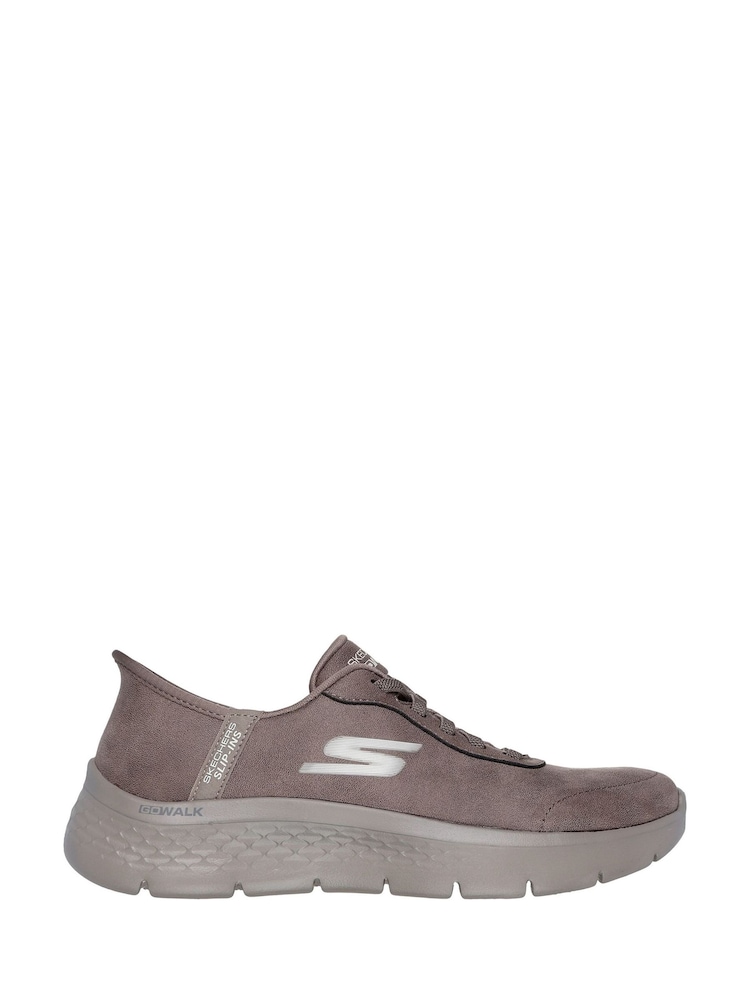 Marrón - Zapatillas de deporte flexibles sin cierres Go Walk Mali de Skechers - Imagen 1 de 5 Marrón - Zapatillas de deporte flexibles sin cierres Go Walk Mali de Skechers - Imagen 1 de 5