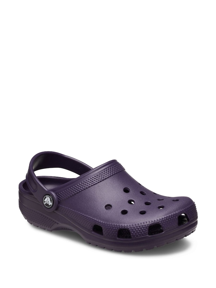 Crocs Purple Kids Classic Clogs - Image 2 of 5