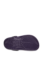 Crocs Purple Kids Classic Clogs - Image 5 of 5