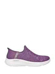 Morado - Skechers Relaxed Fit Sport Slip In Shoes - Imagen 1 de 2