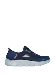 Blau - Skechers GO WALK Flex Slip In Trainers - Bild 1 von 3