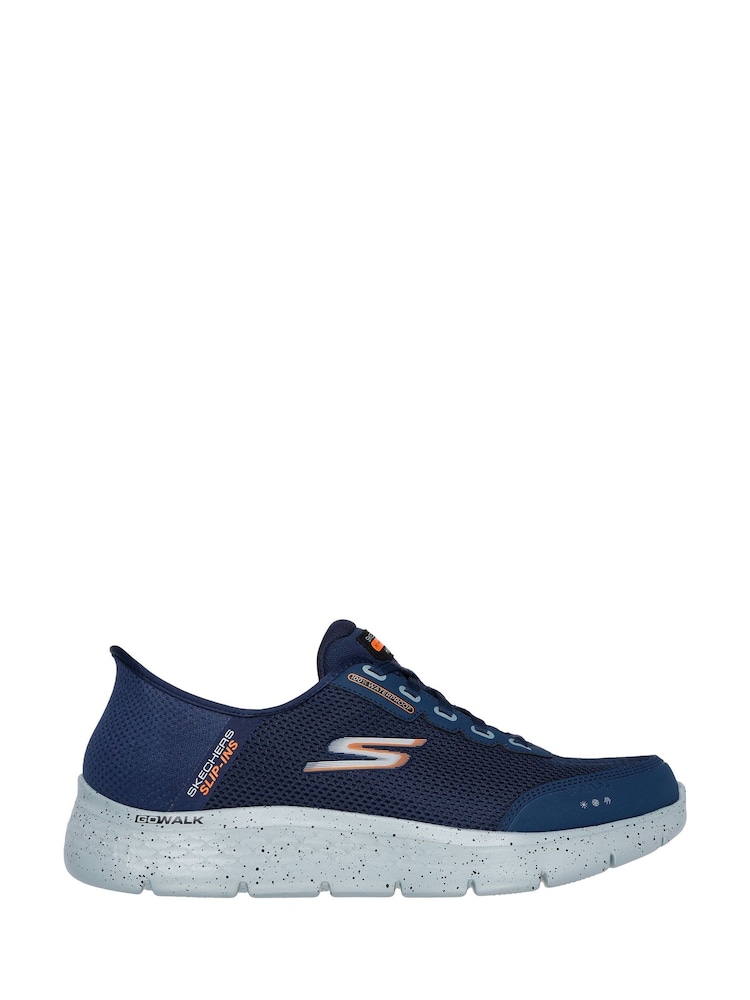 Blau - Skechers GO WALK Flex Slip In Trainers - Bild 1 von 3